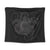 Hawaii Turtle Hibiscus Polynesian Tapestry - Full Style - Gray - AH Wall Tapestry Black - Polynesian Pride