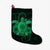 Hawaii Turtle Hibiscus Polynesian Christmas Stocking - Full Style - Green - AH Christmas Stocking 26 X 42 cm Black - Polynesian Pride