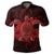 Hawaii Turtle Hibiscus Polynesian Polo Shirt Full Style Red - Polynesian Pride