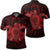 Hawaii Turtle Hibiscus Polynesian Polo Shirt Full Style Red Unisex Black - Polynesian Pride