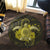 Hawaii Turtle Hibiscus Polynesian Round Carpet - Full Style - Yellow - AH - Polynesian Pride