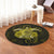 Hawaii Turtle Hibiscus Polynesian Round Carpet - Full Style - Yellow - AH - Polynesian Pride