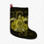 Hawaii Turtle Hibiscus Polynesian Christmas Stocking - Full Style - Yellow - AH Christmas Stocking 26 X 42 cm Black - Polynesian Pride