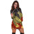 Hawaii Turtle Hibiscus Red Hoodie Dress - AH - Polynesian Pride