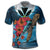 Hawaii Turtle Kanaka Hibiscus Stary Night Polo Shirt - Polynesian Pride