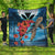 Hawaii Turtle Kanaka Hibiscus Stary Night Premium Quilts - AH Black - Polynesian Pride