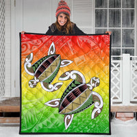 Hawaii Turtle Kanaka Maoli Premium Quilts - AH - Polynesian Pride