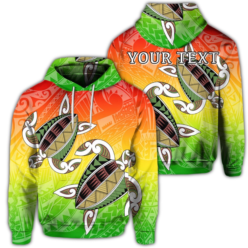 Custom Hawaii Turtle Kanaka Maoli Hoodie Unisex Art - Polynesian Pride