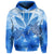 Custom Hawaii Turtle Kanaka Plumeria Polynesian Hoodie Blue - Polynesian Pride