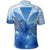 Hawaii Turtle Kanaka Plumeria Polynesian Polo Shirt Blue - Polynesian Pride