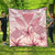 Hawaii Turtle Kanaka Plumeria Polynesian Premium Quilts Pink - AH Black - Polynesian Pride