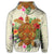 Hawaii Turtle Life Hibiscus Design Zip Hoodie - Polynesian Pride