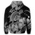 Hawaii Turtle Map Polynesian Zip Hoodie Safety Gray - Polynesian Pride