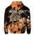 Custom Hawaii Turtle Map Polynesian Hoodie Safety Orange - Polynesian Pride