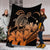 Hawaii Turtle Map Polynesian Premium Blankets Safety Orange - AH - Polynesian Pride