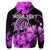 Custom Hawaii Turtle Map Polynesian Hoodie Safety Pink - Polynesian Pride