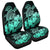 Hawaii Turtle Map Polynesian Car Seat Covers Safety Turquoise - AH Universal Fit Black - Polynesian Pride