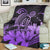 Hawaii Turtle Map Polynesian Premium Blankets Safety Violet 2 - AH - Polynesian Pride