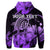 Custom Hawaii Turtle Map Polynesian Hoodie Safety Violet 2 AH - Polynesian Pride