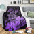 Hawaii Turtle Map Polynesian Premium Blankets Safety Violet 2 - AH - Polynesian Pride