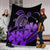 Hawaii Turtle Map Polynesian Premium Blankets Safety Violet 2 - AH - Polynesian Pride