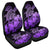 Hawaii Turtle Map Polynesian Car Seat Covers Safety Violet 2 - AH Universal Fit Black - Polynesian Pride