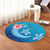 Hawaii Turtle Moon Dream Round Carpet - AH - Polynesian Pride