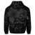 Hawaii Turtle Ohana Hibiscus Poly Zip Hoodie Gray - Polynesian Pride
