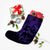 Hawaii Turtle Ohana Hibiscus Poly Christmas Stocking - Purple - AH - Polynesian Pride