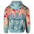 Hawaii Turtle Ohana Stary Night Hibiscus Zip Hoodie - Polynesian Pride