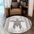 Hawaii Turtle Pattern Round Carpet - AH - Polynesian Pride