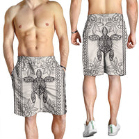 Hawaii Turtle Pattern Men's Shorts - AH - Polynesian Pride