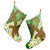 Hawaii Turtle Plumeria Christmas Stocking - Green Style - AH - Polynesian Pride