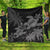 Hawaii Turtle Plumeria Coconut Tree Polynesian Premium Quilts - Gray - AH Black - Polynesian Pride