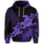 Hawaiian Turtle Plumeria Coconut Tree Polynesian Hoodie Purple - Polynesian Pride