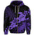 Hawaii Turtle Plumeria Coconut Tree Polynesian Zip Hoodie Purple - Polynesian Pride