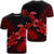 Hawaii Turtle Plumeria Coconut Tree Polynesian T Shirt Red Unisex Black - Polynesian Pride