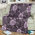 Hawaii Turtle Plumeria Violet Premium Blankets - AH - Polynesian Pride