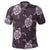 Hawaii Turtle Plumeria Violet Polo Shirt - Polynesian Pride