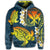 Hawaii Turtle Plumerian Polynesian Zip Hoodie Sease Style ver 2 - Polynesian Pride