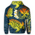 Hawaii Turtle Plumerian Polynesian Zip Hoodie Sease Style ver 2 - Polynesian Pride