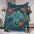 Hawaii Turtle Polynesia Tropical Premium Blanket - Tax Style - AH - Polynesian Pride