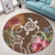 Hawaii Turtle Polynesian Round Carpet - Herd Style - AH - Polynesian Pride