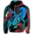 Hawaii Turtle Polynesian Tropical Zip Hoodie Ghia Style - Polynesian Pride