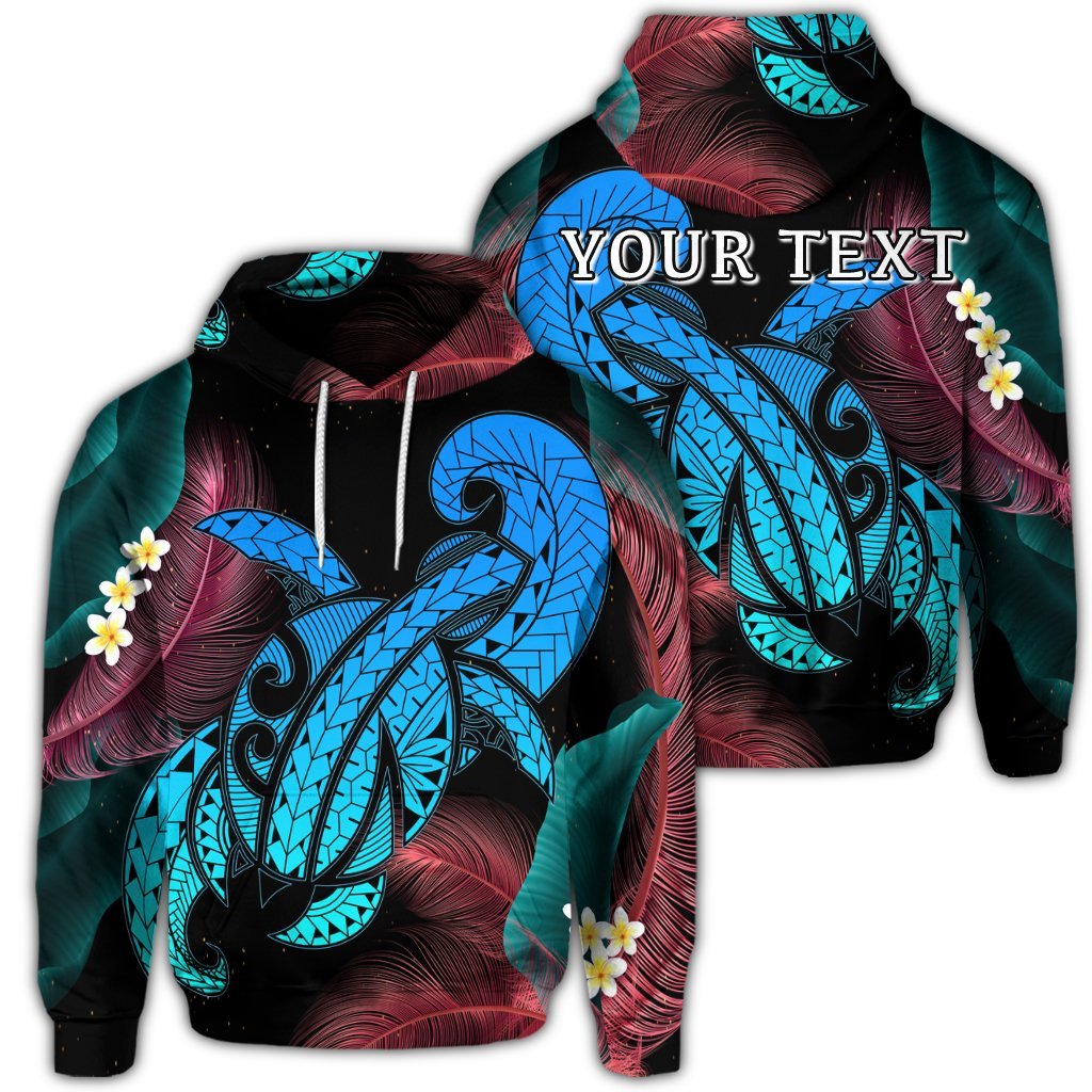 Custom Hawaii Turtle Polynesian Tropical Hoodie Ghia Style Unisex Art - Polynesian Pride