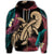 Hawaii Turtle Polynesian Tropical Zip Hoodie Ghia Style Gold - Polynesian Pride