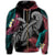 Hawaii Turtle Polynesian Tropical Zip Hoodie Ghia Style Gray - Polynesian Pride