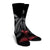 Hawaii Turtle Polynesian Tropical Crew Socks - Ghia Style Gray - AH - Polynesian Pride