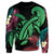 Hawaii Turtle Polynesian Tropical Sweatshirt - Ghia Style Green - AH - Polynesian Pride