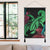 Hawaii Turtle Polynesian Tropical Hanging Poster - Ghia Style Green - AH - Polynesian Pride